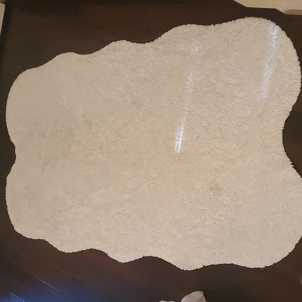 White Shag Rug